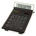 Leatherette & Chrome Desktop Calculator